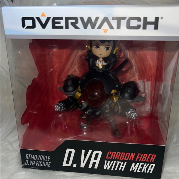 Overwatch D.Va Carbon Fiber with MEKA Action Figure - Picture 1 of 4